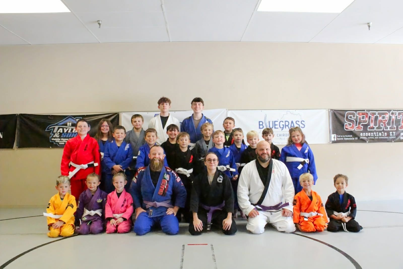AGC Youth Jiu-Jitsu — kids and coaches in gi, Prestonsburg
